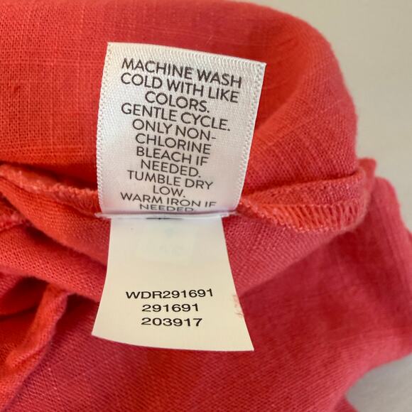 J. Jill Dress Lot – Coral Button Front Dress + Black Gingham Dress | Large - Picture 6 of 16